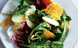 Squash and Radicchio Salad With Pecans