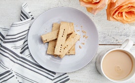 Pistachio-Rose Shortbread Squares