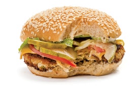 Second City Diner Veggie Burger