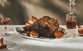 Beef Rib Roast with Garlic and Rosemary