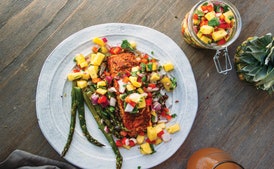 Jerk Baby Back Ribs With Pineapple Salsa