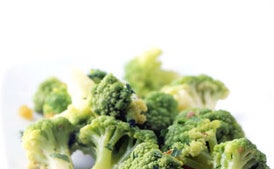 Broccoflower with Anchovies and Garlic