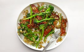 Broccoli and Spam Stir-Fry