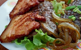 Calf's Liver with Bacon and Onions