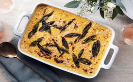 Cheesy Baked Butternut Squash Polenta