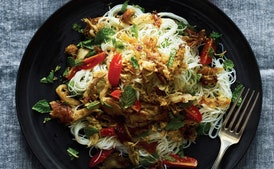 Chicken Confit with Pickled Tomatoes