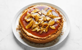 Winter Spice Cake with Caramelized Apple Topping