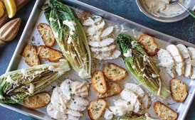 Deconstructed Chicken Caesar Salad