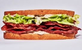 Fried Bologna Sandwich