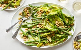 Green Bean and Tuna Salad with Basil Dressing