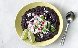 Instant Pot Refried Black Beans