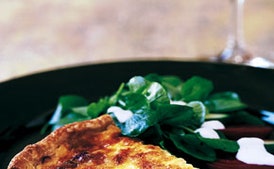 Onion, Cheese, and Bacon Tart