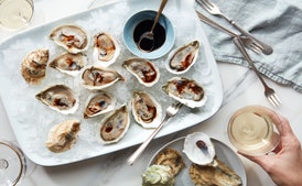 Oysters with Balsamic