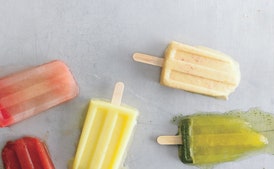 Peaches and Cream Yogurt Pops
