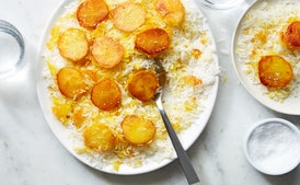 Potato Tahdig