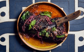 Slow-Roast Spiced Lamb Shoulder with Sumac Onions