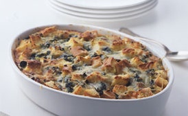 Spinach and Cheese Strata
