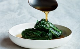 Spinach and Feta Cooked Like Saag Paneer