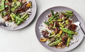 Steak and Spring Vegetable Stir-Fry