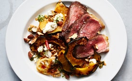 Roasted Acorn Squash and Honey