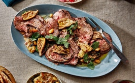 Sumac-Rubbed Lamb with Minty Artichokes
