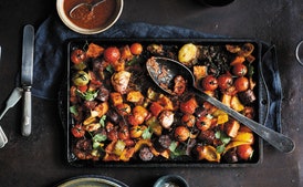 Vegetarian Piri Piri Chorizo Bake