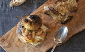 Walla Walla Onion, Pine Mushroom Fonduta