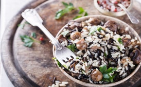 Wild Rice with Wild Mushrooms
