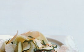 Zucchini Salad With Ajo Blanco Dressing & Spiced Nuts