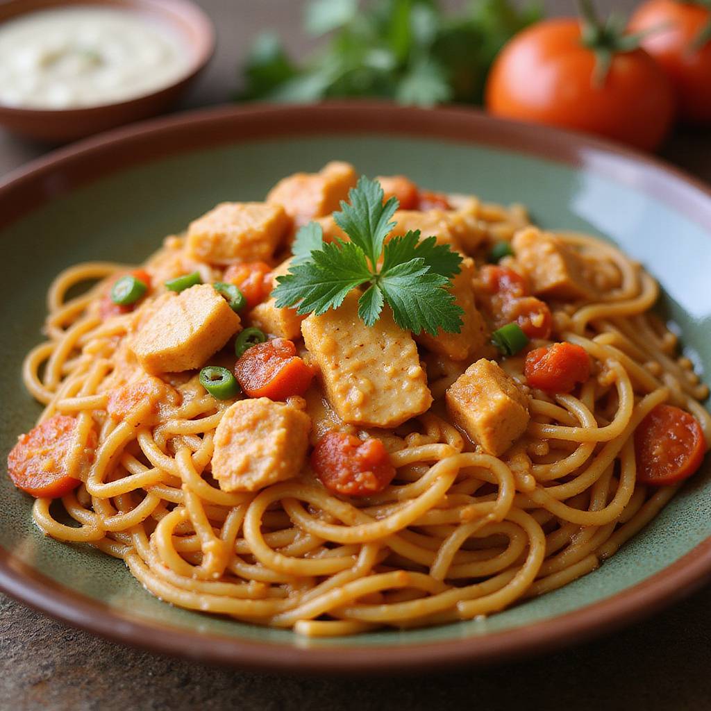 Ro-Tel Chicken Spaghetti