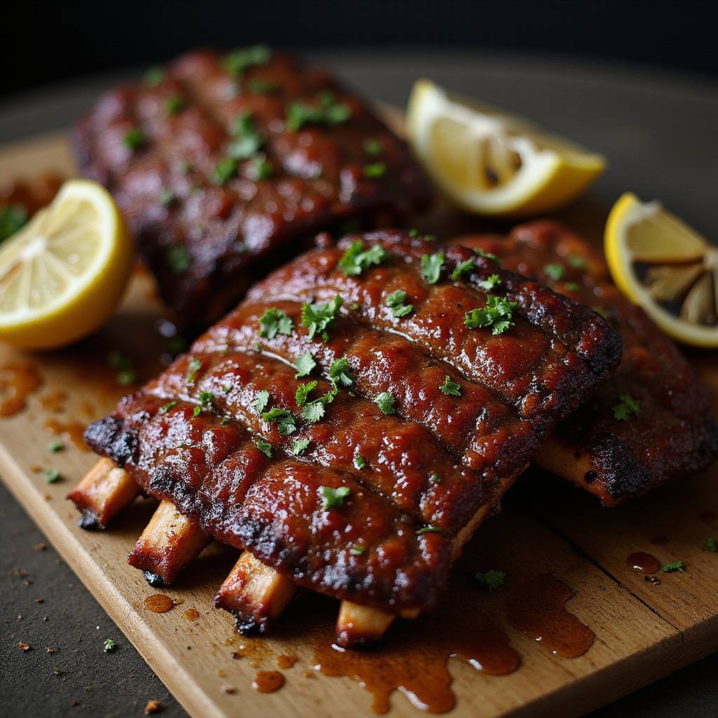 Scott Hibb's Amazing Whisky Grilled Baby Back Ribs