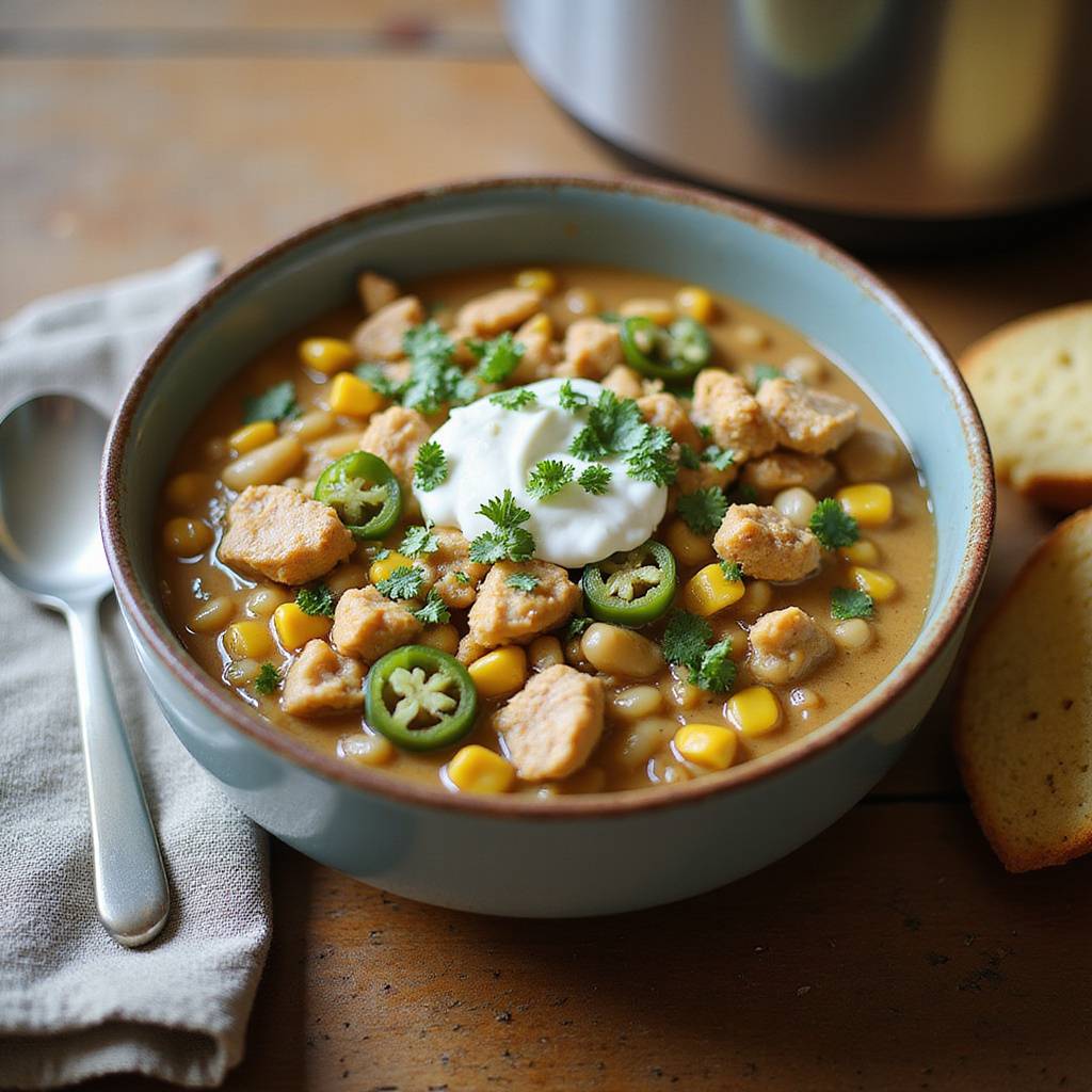 Instant Pot White Chicken Chili