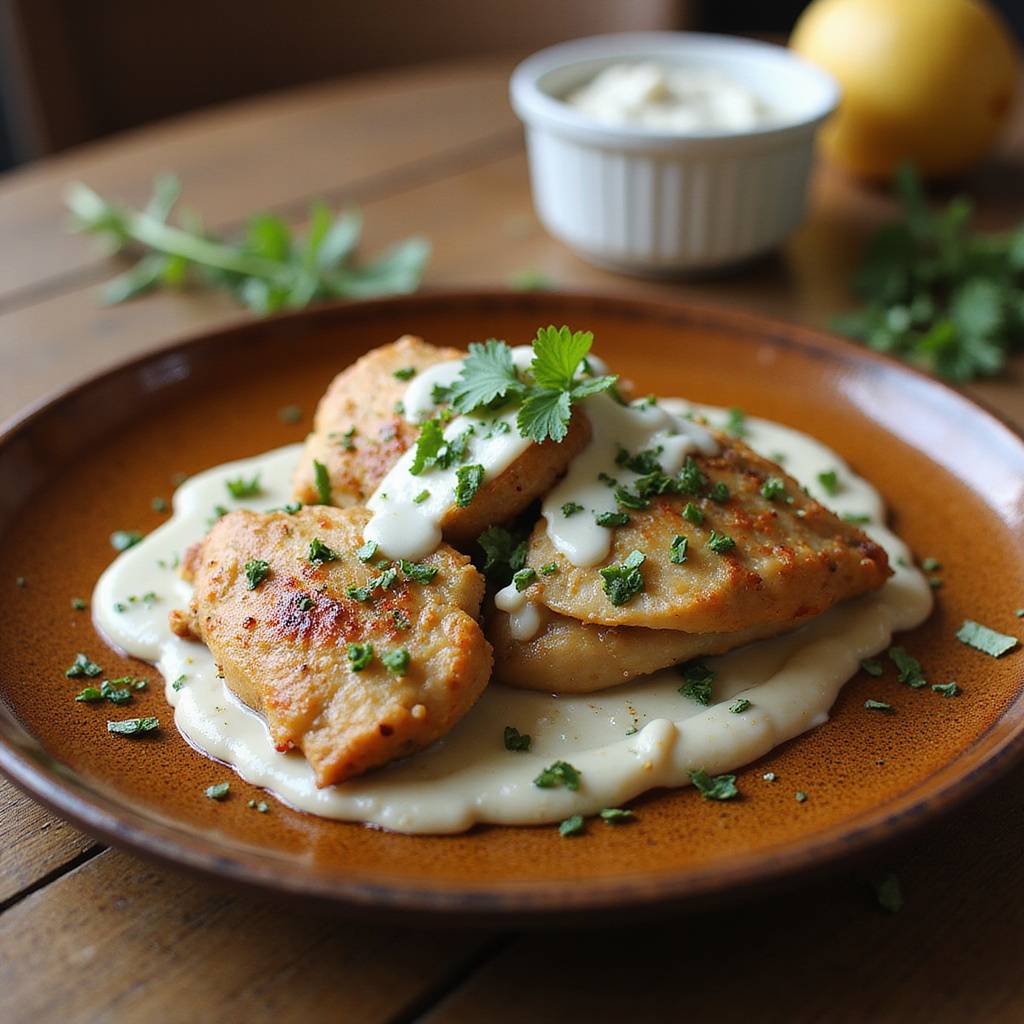 Slow Cooker Greek Yogurt Chicken