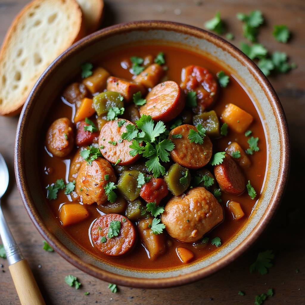 Chicken and Andouille Sausage Gumbo